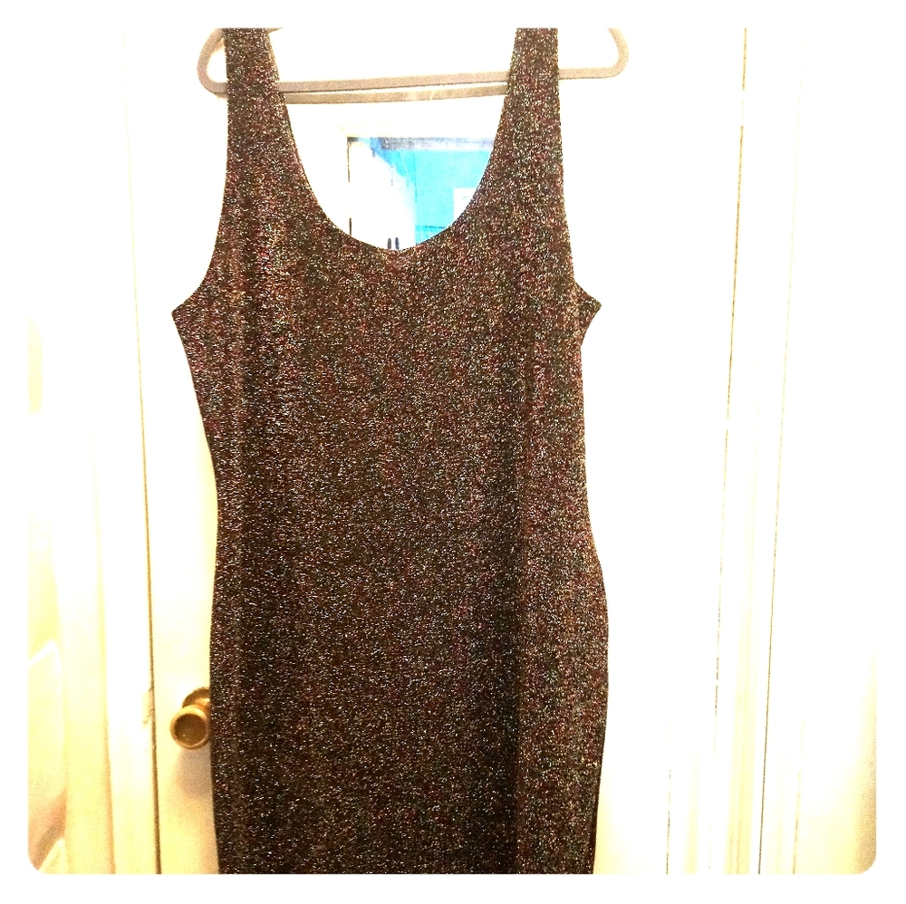 Shine dress, plus size 2XL